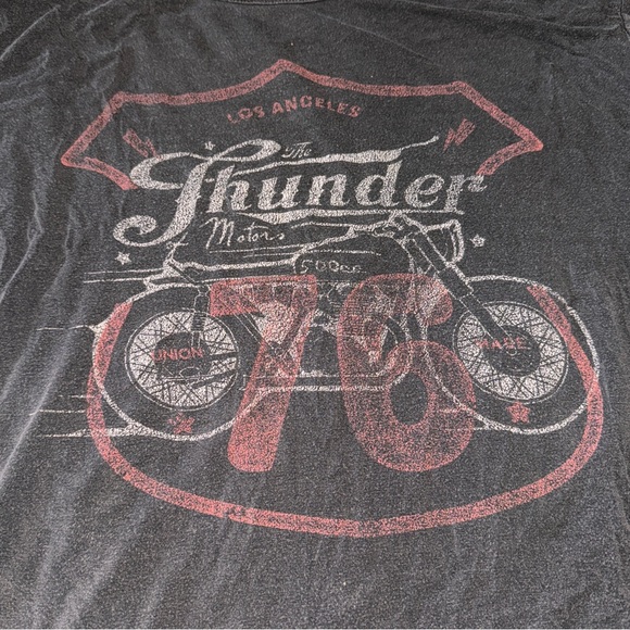 Lulus Graphic Thunder Motorcycle T-Shirt - Picture 4 of 11